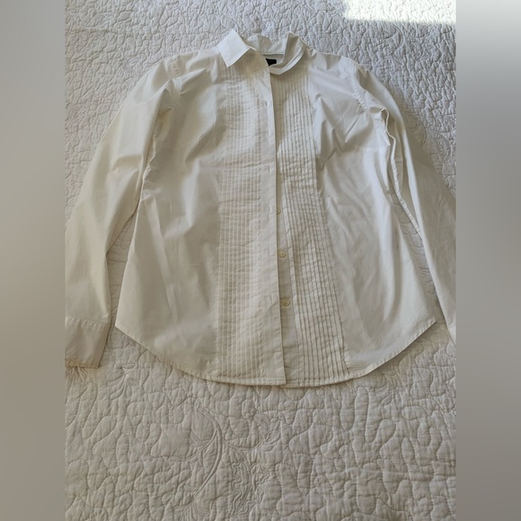 BANANA REPUBLIC WHITE DRESS SHIRT - Picture 1 of 1